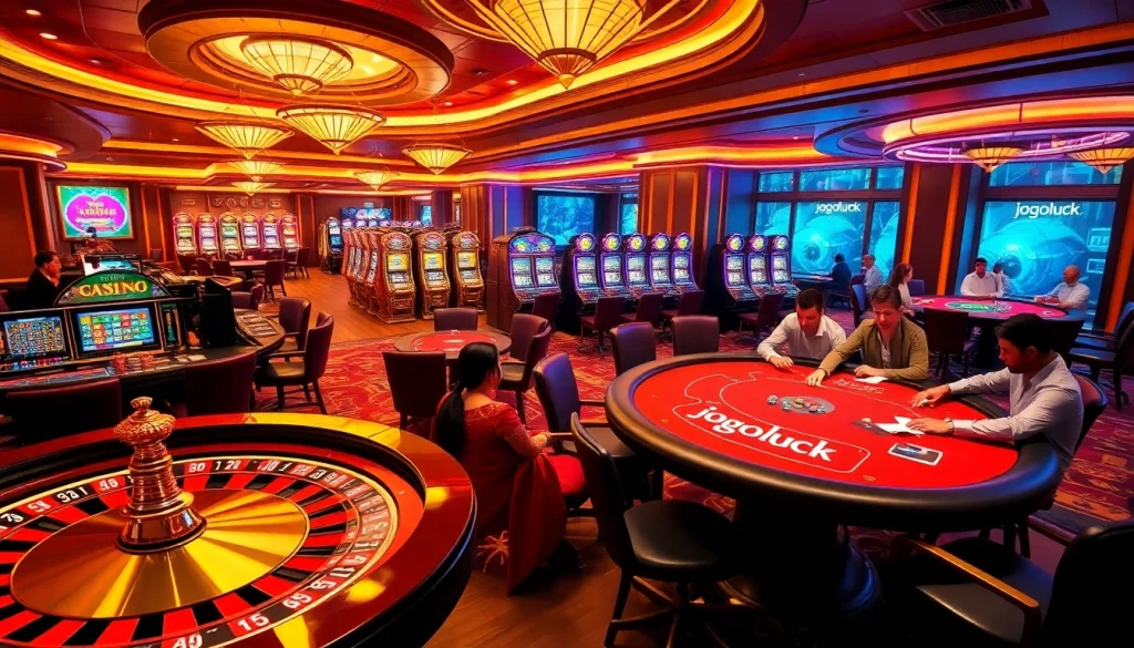 Jogoluck turns the thrill of casino gaming into an immersive experience with vibrant tables and exciting games.