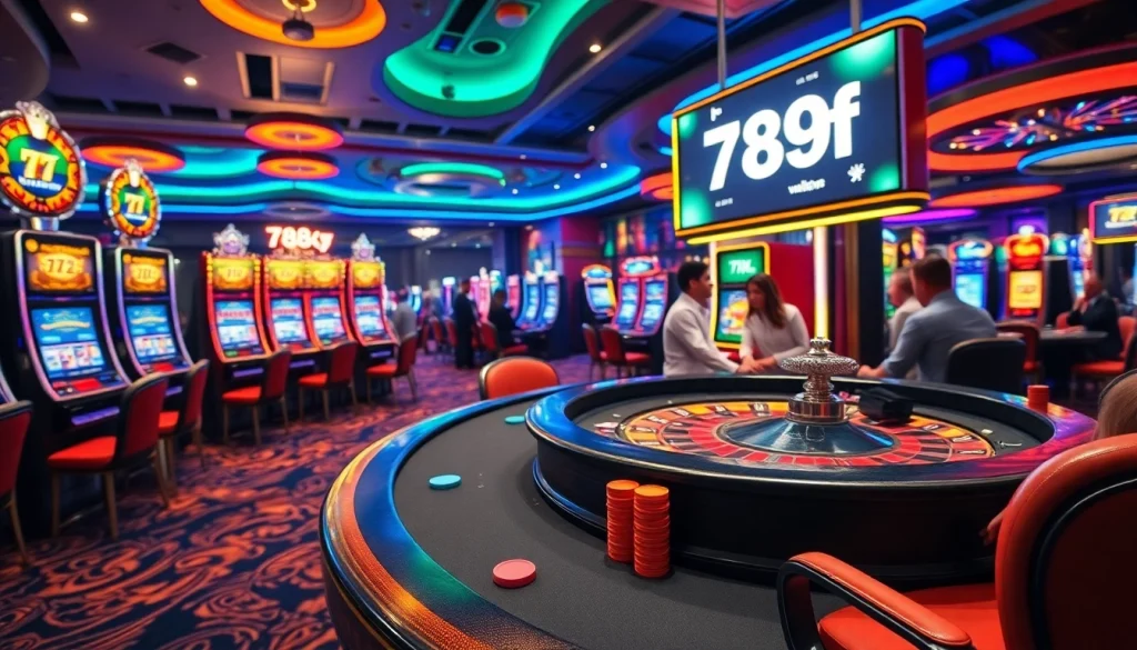 Experience the thrill of winning at the casino with dynamic games like poker and slots featuring 789f.